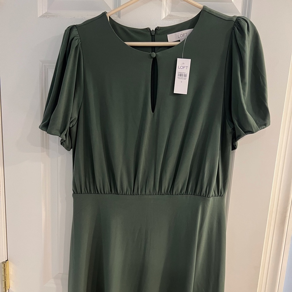 NWT Loft Balloon Short Sleeve Dress
